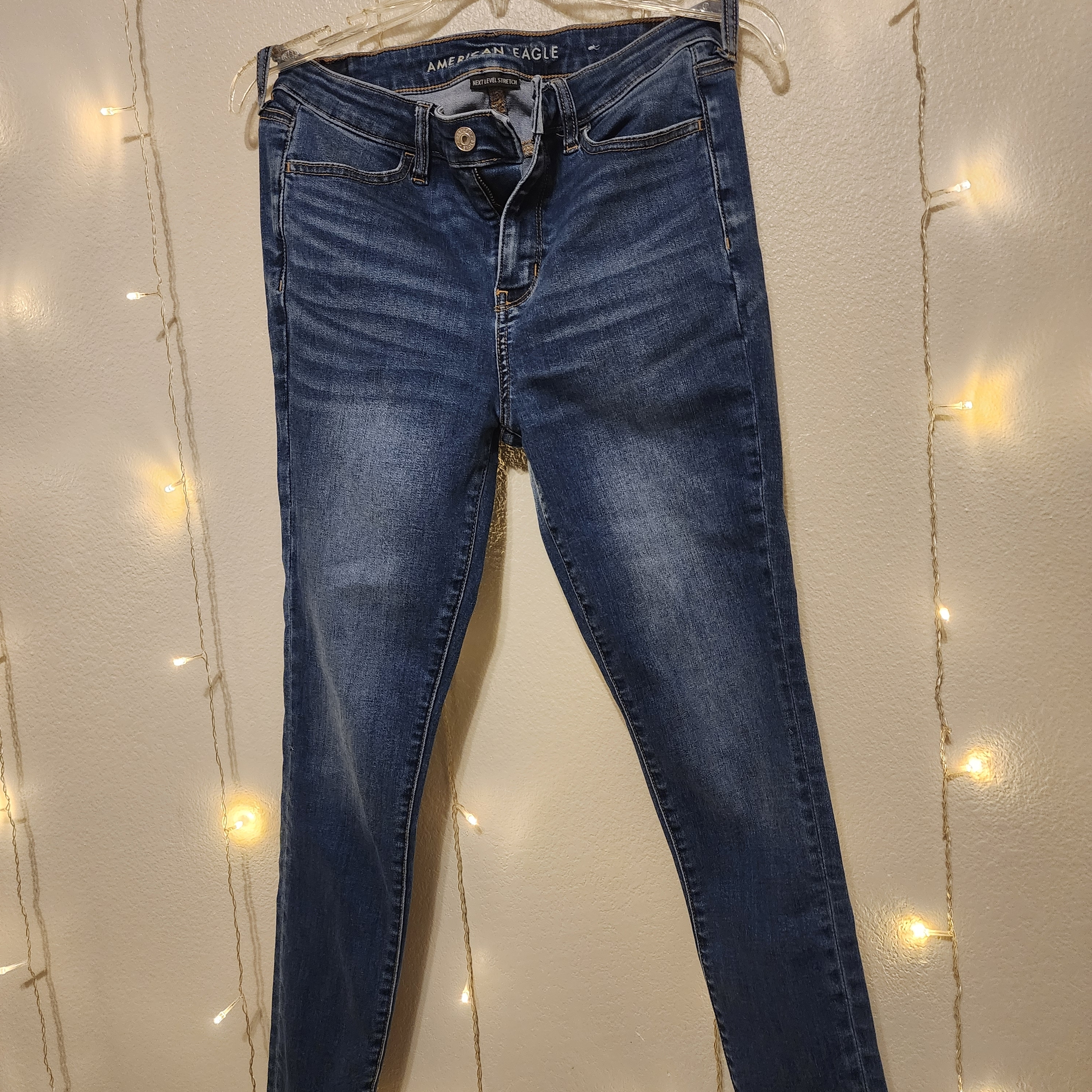 American Eagle Outfitters Women’s Medium Dark Blue Jeggings